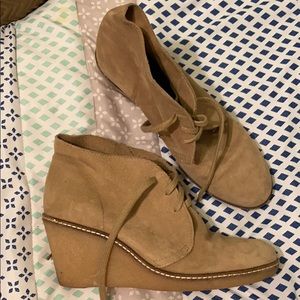 Jcrew suede booties